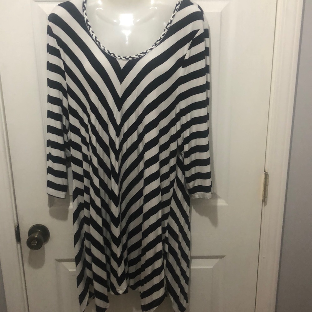 Zebra striped long jersey